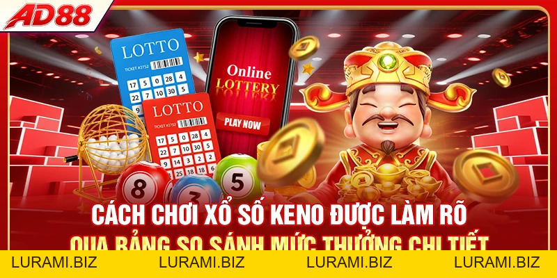 Cách Chơi Xổ Số Keno - Trúng Thưởng Mỗi 5 Phút - LURAMI.BIZ