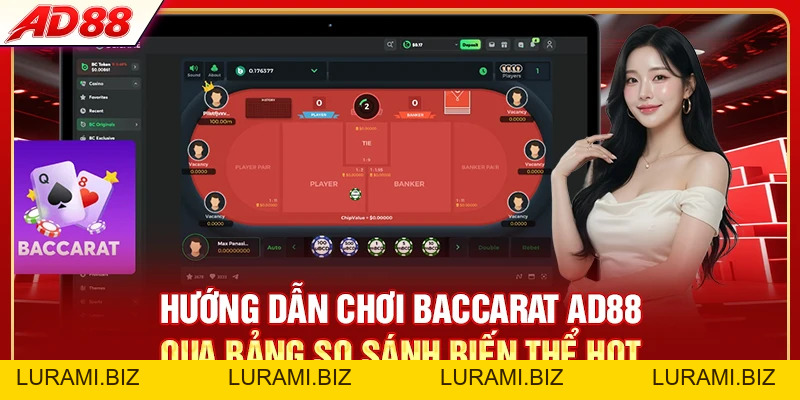 Hướng Dẫn Chơi Baccarat AD88 - 3 Bước Thắng Dễ Dàng - LURAMI.BIZ