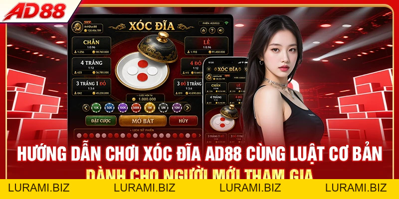 Hướng Dẫn Chơi Xóc Đĩa AD88 - 4 Cửa Cược Dễ Thắng - LURAMI.BIZ