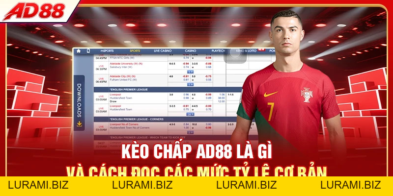 Kèo Chấp AD88 - Đọc Vị Tỷ Lệ Chỉ Trong 60 Giây - LURAMI.BIZ