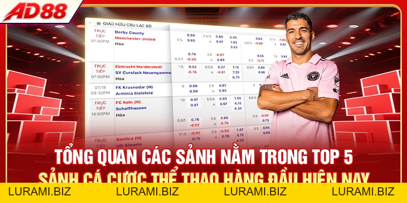 Top 5 Sảnh Cá Cược Thể Thao Uy Tín - Nhận Kèo Thơm 24/7 - LURAMI.BIZ