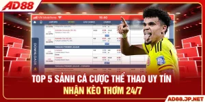 Thể Thao AD88 - 3 Nhà Cung Cấp Odds Hàng Triệu Kèo - LURAMI.BIZ