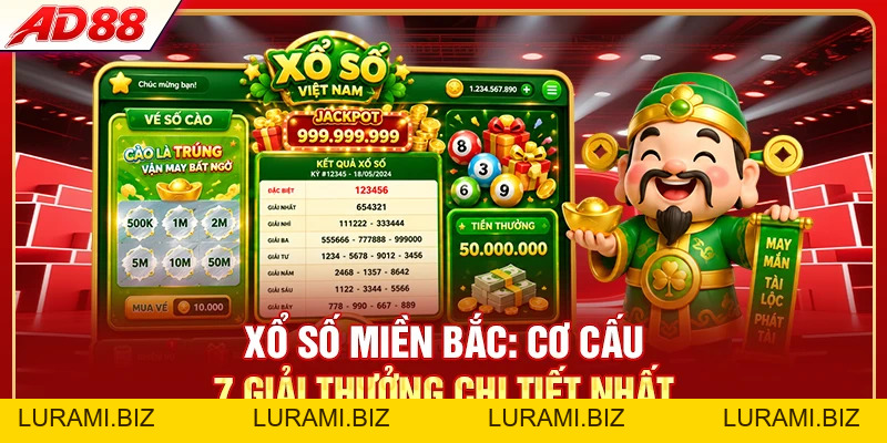 Xổ Số Miền Bắc - Cơ Cấu 7 Giải Thưởng Chi Tiết Nhất - LURAMI.BIZ