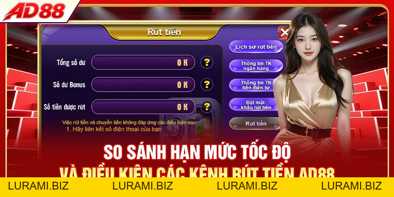 Rút Tiền AD88 - Quy Trình Nhanh Chỉ 5 Phút Là Tiền Về - LURAMI.BIZ