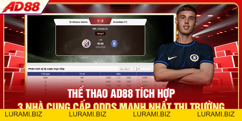 Thể Thao AD88 - 3 Nhà Cung Cấp Odds Hàng Triệu Kèo - LURAMI.BIZ